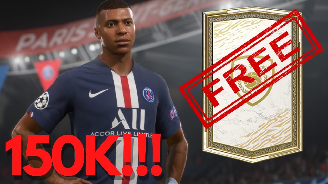 a FREE 100k and 50k pack on FIFA 22