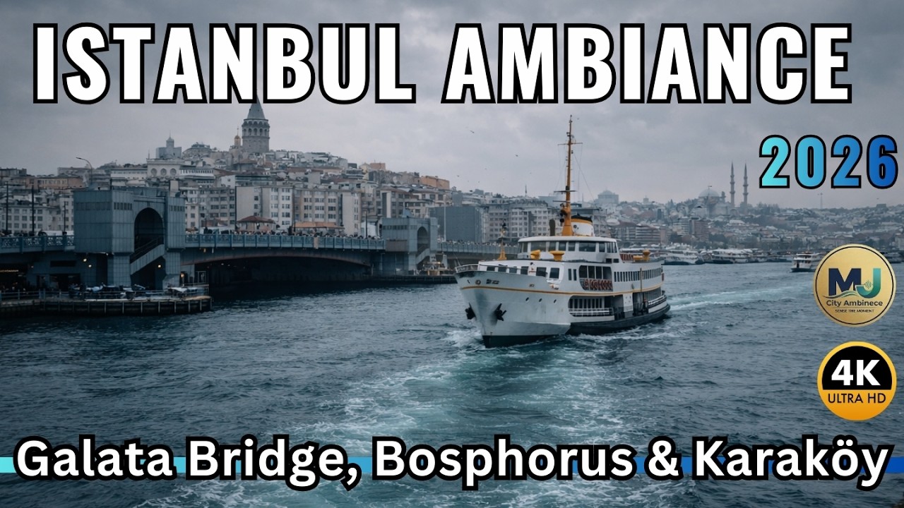 Istanbul City Life Observation | Galata Bridge & Bosphorus Views
