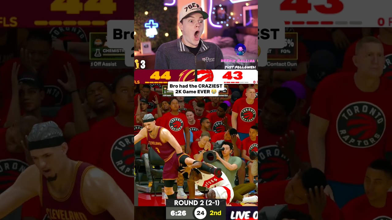 У брата была САМАЯ БЕЗУМНАЯ игра в 2K за всю историю 😭 #fyp #xospida #nba2k #nba2k26 #nba2k26myca...