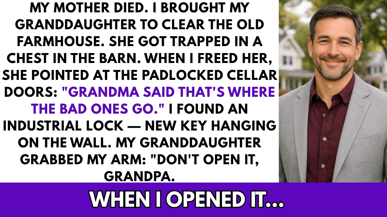 She Whispered Don't Open The Cellar Grandpa. What Was Locked Inside Had Been Hidden For 27 Years