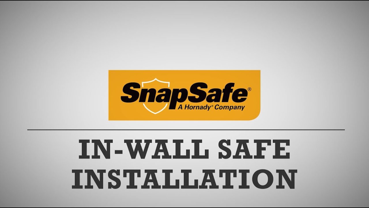SnapSafe In-Wall Safe Installation