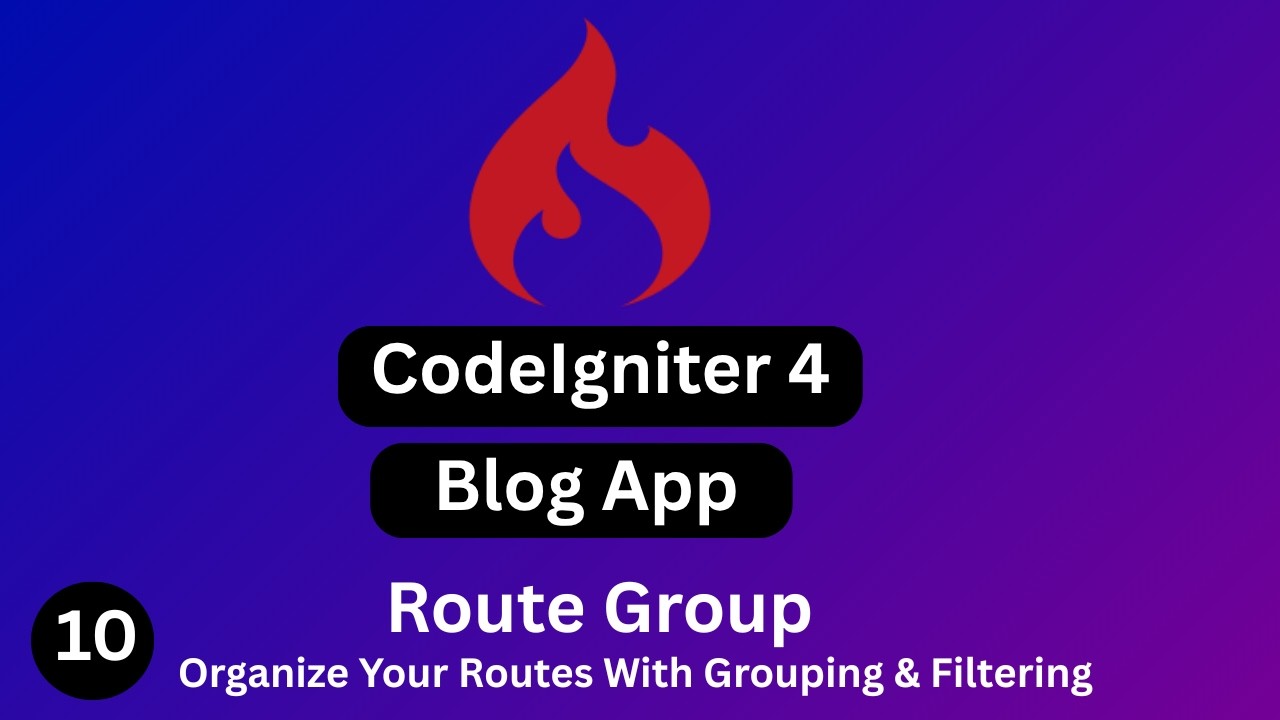 #10 Учебное пособие по группам маршрутов в CodeIgniter4 | Организация маршрутов как у профессиона...