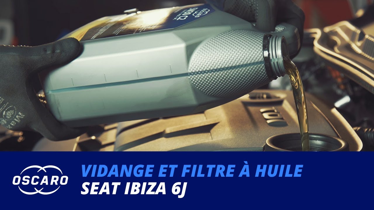Vidange et changement du filtre à huile sur Seat Ibiza IV - Tutoriels Oscaro