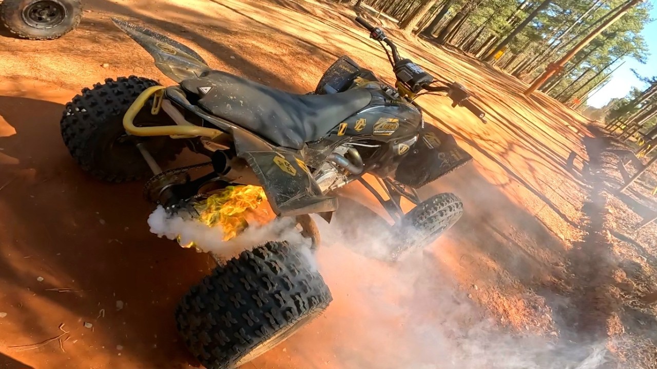 My YFZ Caught On FIRE!!! Day 1 At Durhamtown Off Road Resort