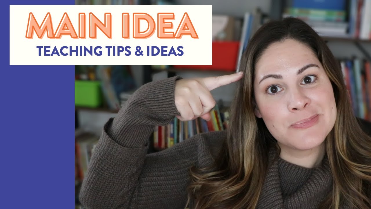How to Teach Main Idea in a Kindergarten, 1st or 2nd grade Classroom // main idea activities