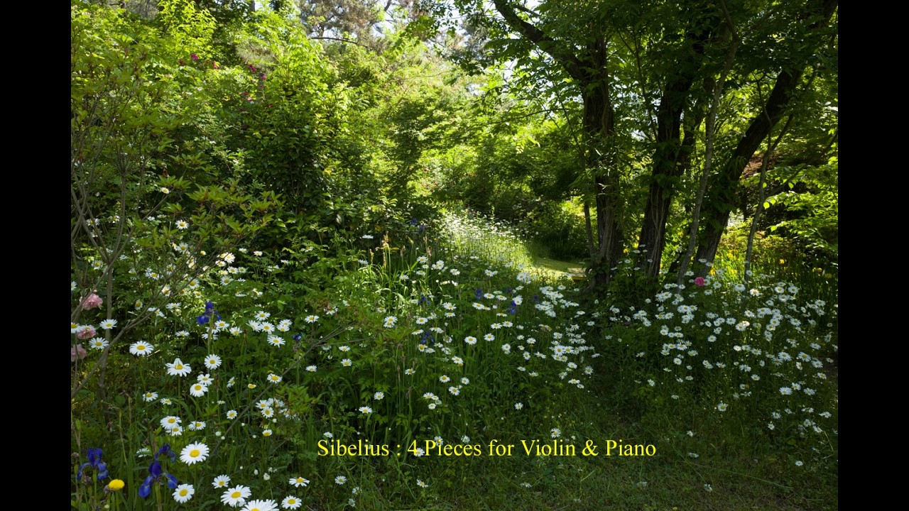 Sibelius : 4 Pieces for violin & piano