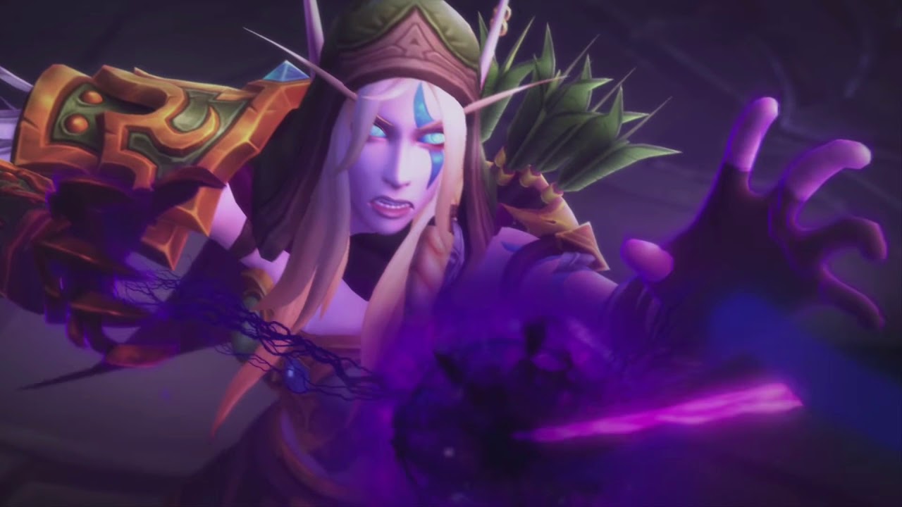 Seat of the Triumvirate Final Cutscene - ALLERIA VS L'URA (World of Warcraft)