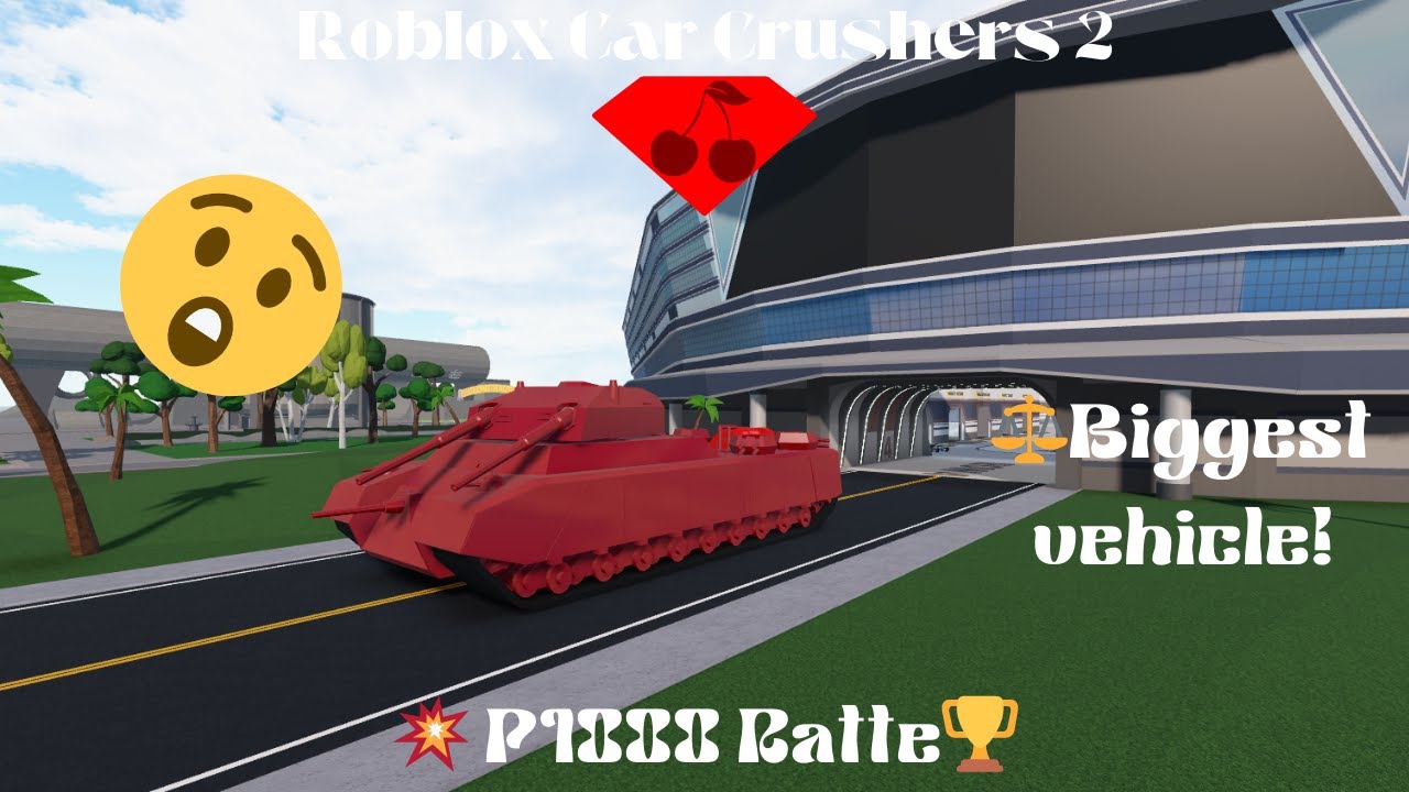 💥 Best Derby Arenas vehicle? Roblox Car Crushers 2 P1000 Ratte free-for-all gameplay! 🤩