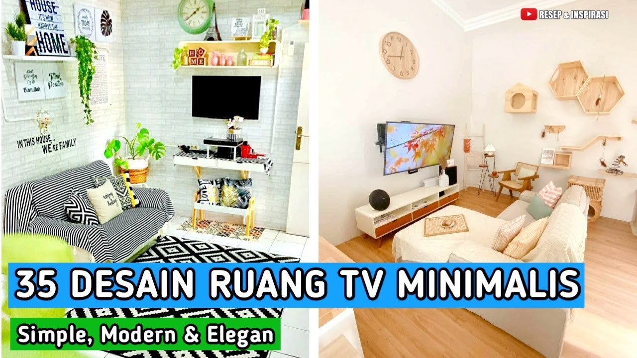 35 DESAIN RUANG TV MINIMALIS | RUANG KELUARGA | LINK PEMBELIAN PRODUK ADA DI DESKRIPSI