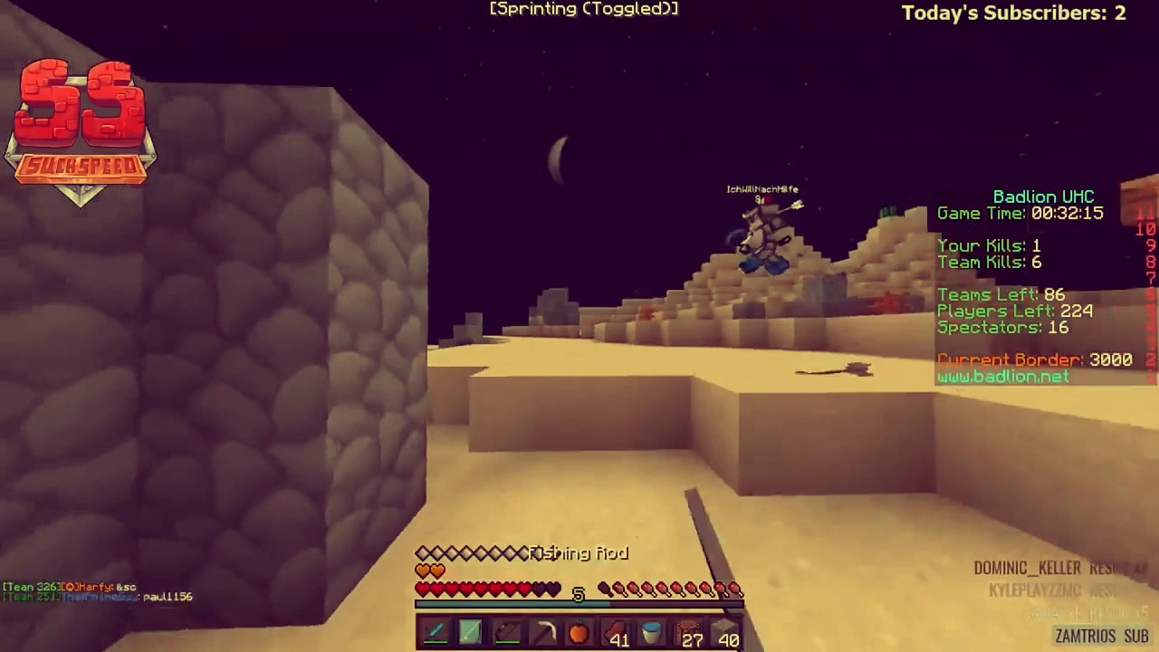 SuchSpeed UHC Highlights! #BadlionUHC