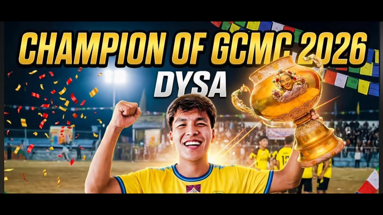 DYSA  hat-trick by winning 2026 GCMC ,king of GCMC...MOUNDGOD...⭐⭐⭐⭐⭐⭐#football #mundgod #tibetan 