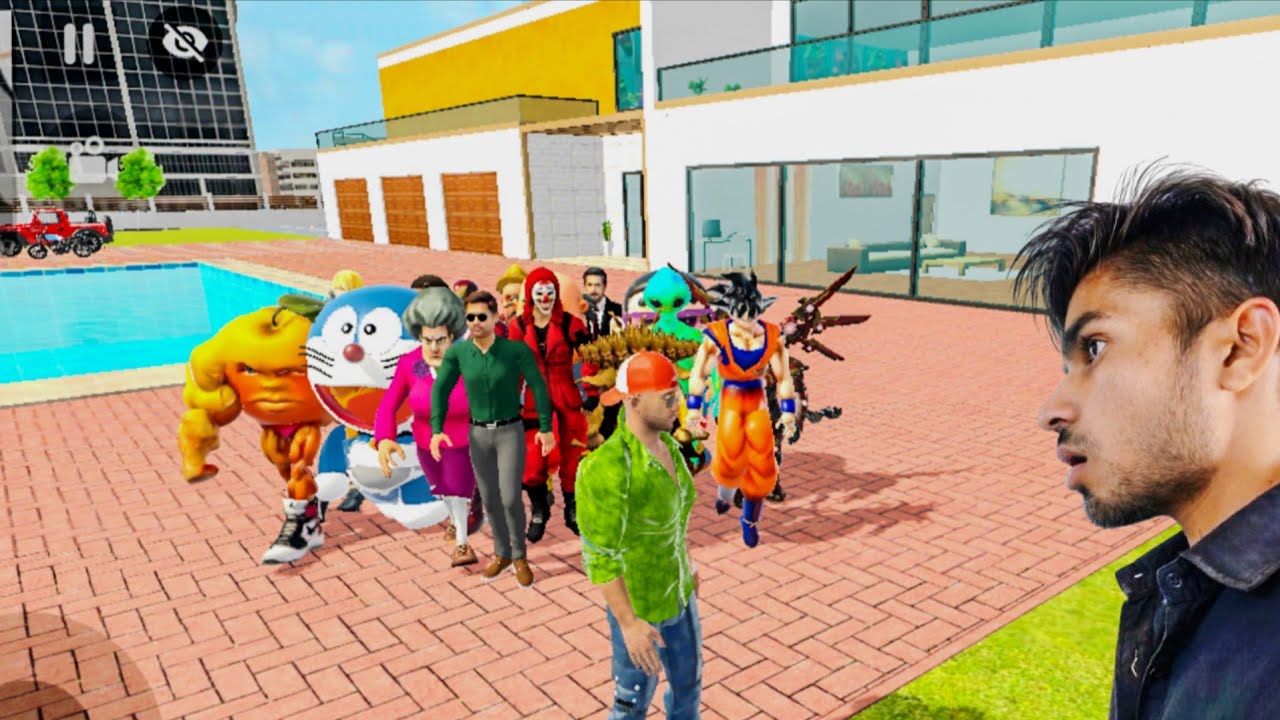 🥰 jack ko police station le gaye 😁 Indian theft auto simulator🎉