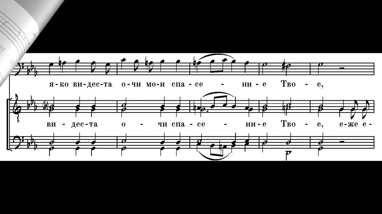 Ныне отпушаеши. Музыка Д.Христова. Солист иерод. Ювеналий.