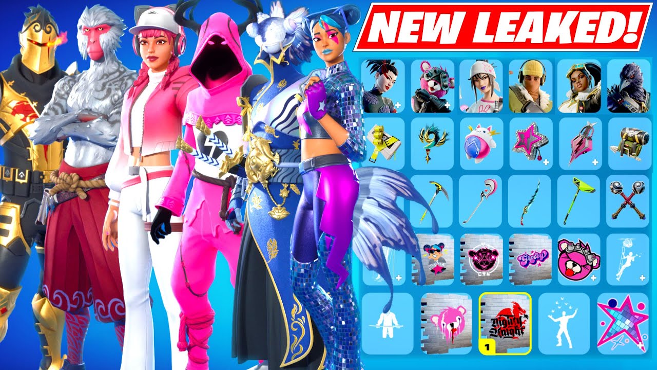 Fortnite All NEW Leaked Skins & Collabs v33.30 (Jujutsu Kaisen, Avatar, OG Pass, Packs)