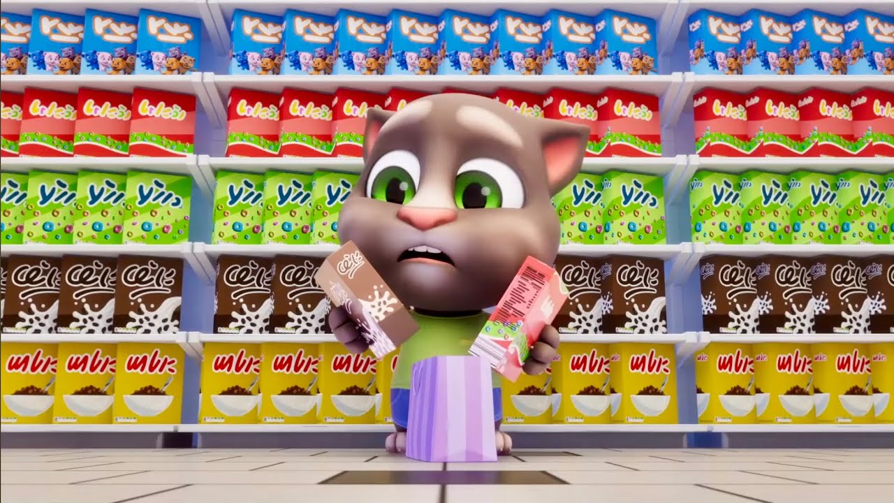 Talking Tom ⭐ Férias no Shopping ⭐ Desenhos Animados Engraçados Para Crianças