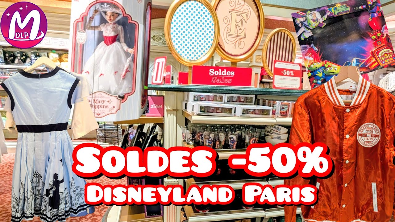 Soldes -50% à Disneyland Paris pour les soldes de ce début 2026 ! 🛍️