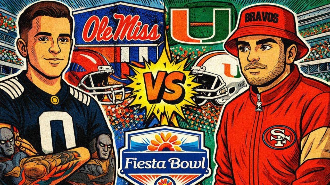 Fiesta Bowl 2026: Miami vs Ole Miss | Semifinal Playoff – Predicciones, Trash Talk y Análisis