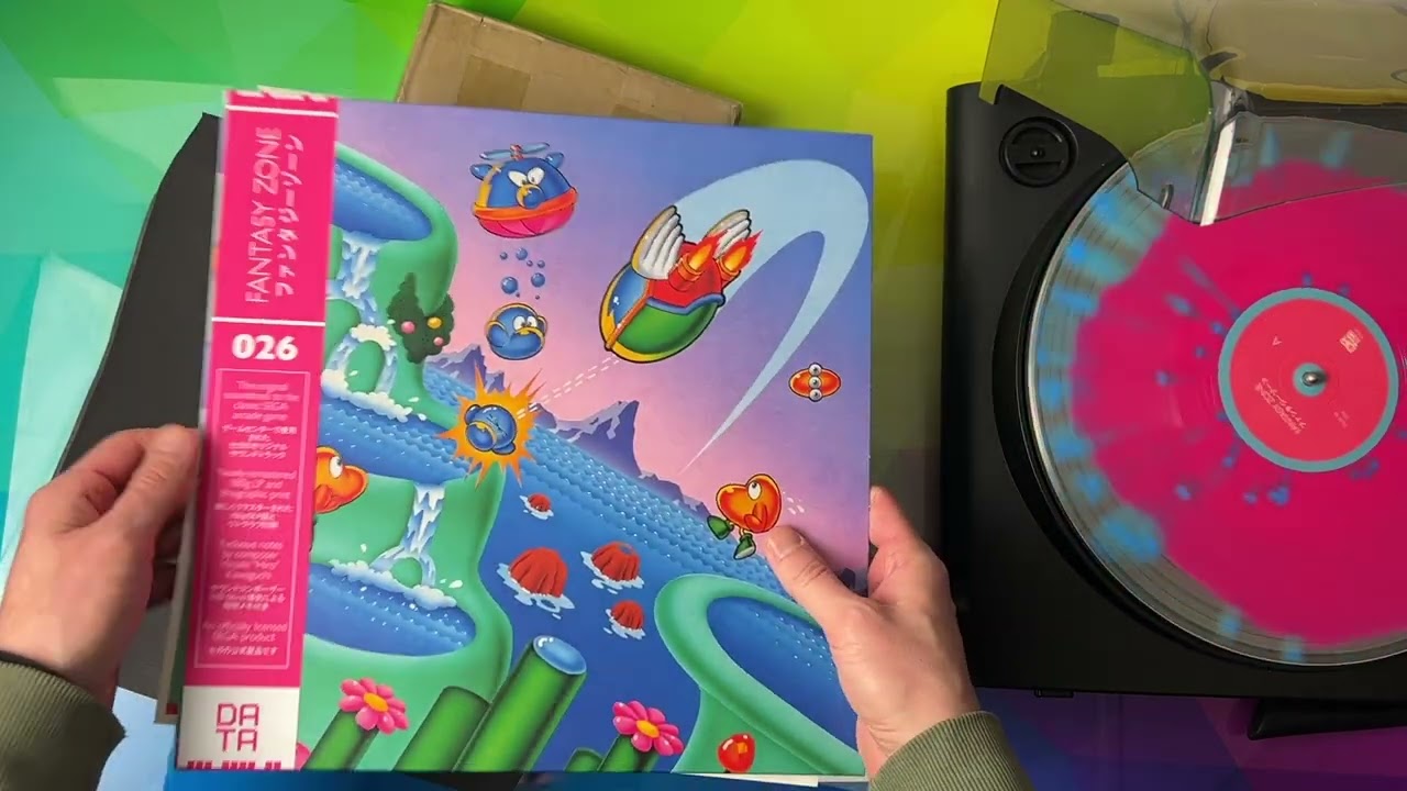 Phantasy Star II / Fantasy Zone Vinyl Unboxing + Shenmue Bonus item! Data Discs / Ship to Shore