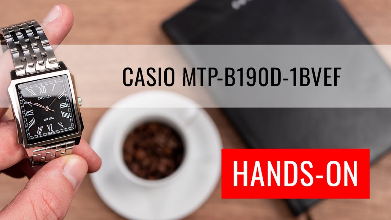 HANDS-ON: Casio Collection MTP-B190D-1BVEF
