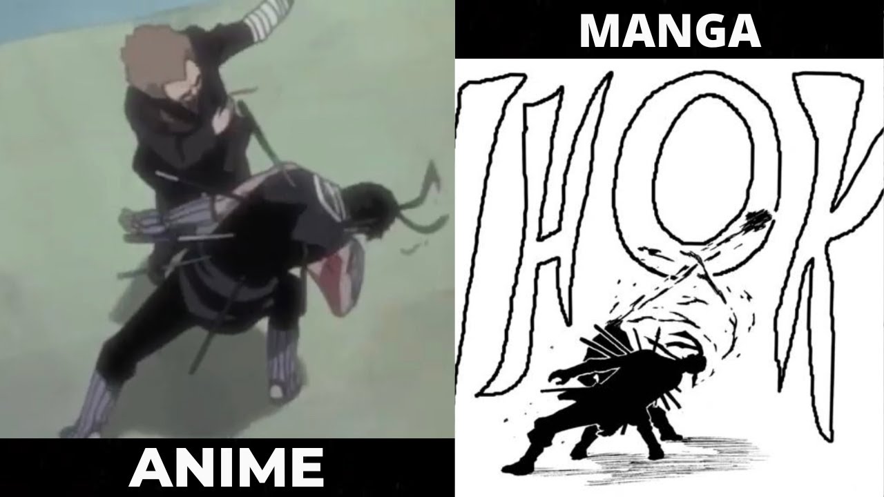 Zabuza Arc: Difference Between The Naruto Anime/Manga