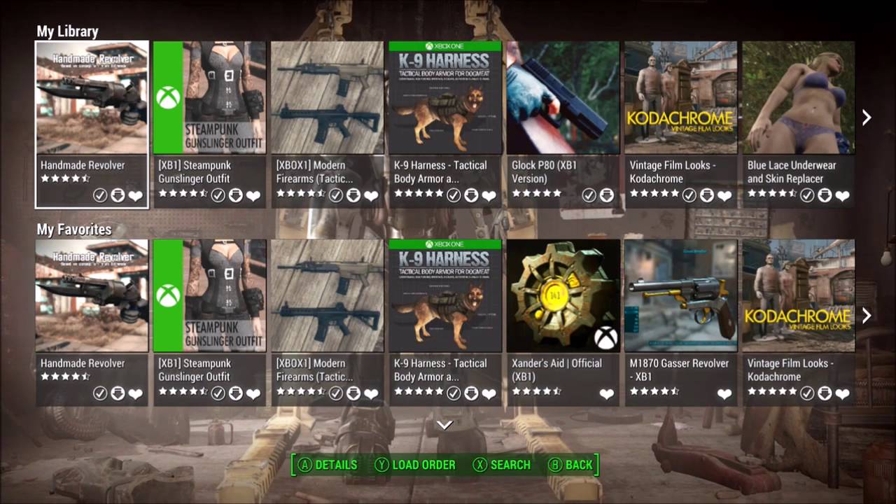 Проблема с местом для модов Fallout 4 (мод Xbox One Regrowth)