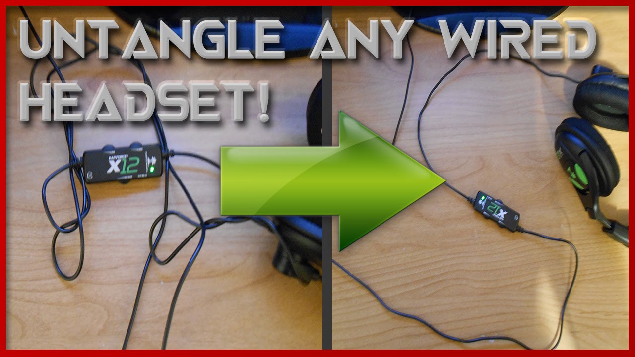 How To Easily Untangle Any Wired Headset!