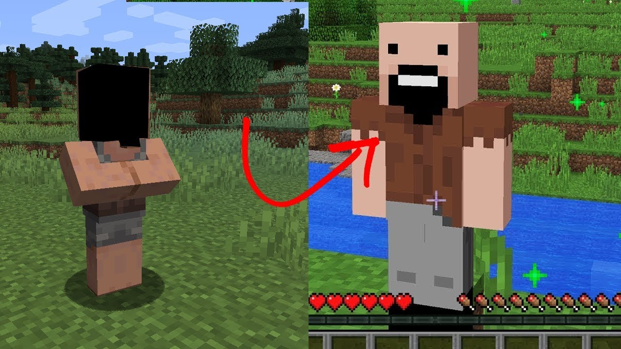 Minecraft 1.14.2 NEW SECRET! VILLAGER WITH NOTCH FACE! *NOT FAKE*