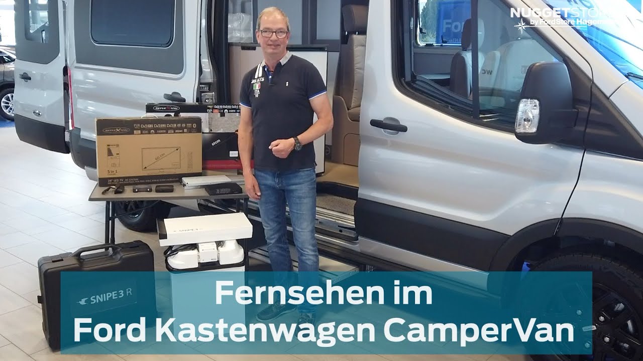 Ford Kastenwagen CamperVan Zubehör: TV, Halter, Sat und LTE. Welches System passt zu mir?