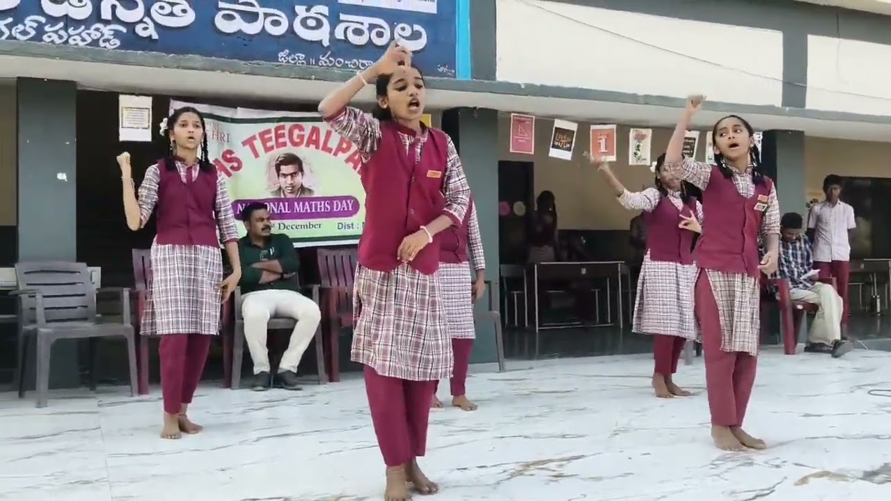 National Mathematics day in PM SHRI ZPHS Teegalpahad, Mancherial. (22.12.2025)