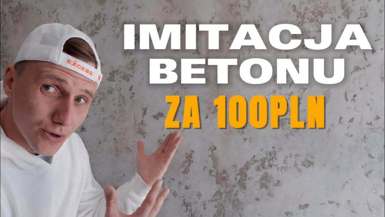 Imitacja betonu z tynku gipsowego - krok po kroku