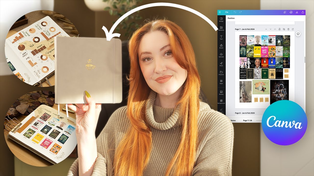 Reading Journal Prep 101: Book Covers, Stats, & Art in Canva! 📚