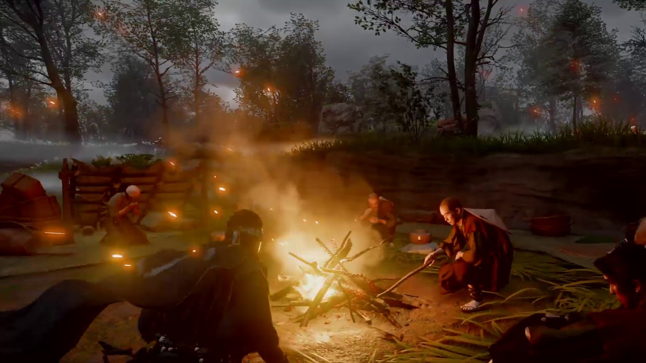 Ghost of Tsushima - meditative gameplay