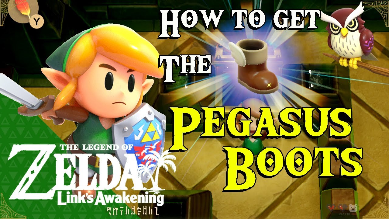 How to get the Pegasus Boots & beating Slime Eye in Key Cavern -  Link's Awakening