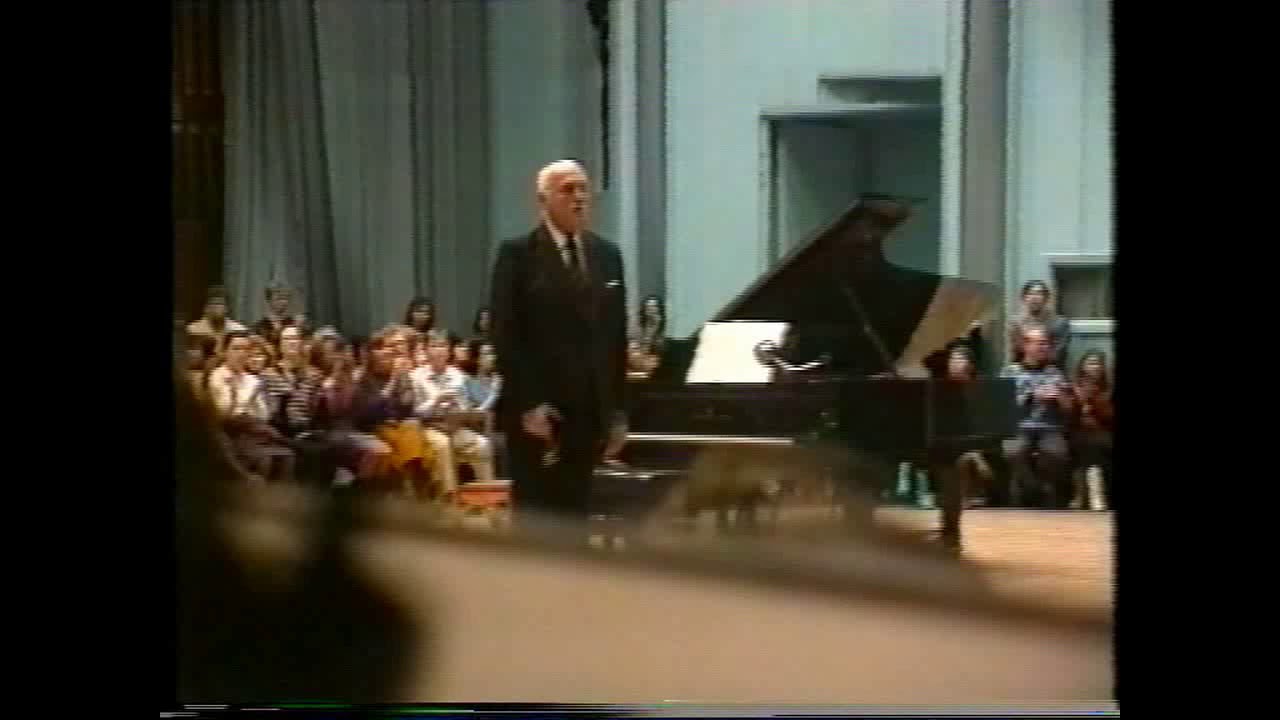 Sviatoslav Richter.  BACH. English Suite no 6.