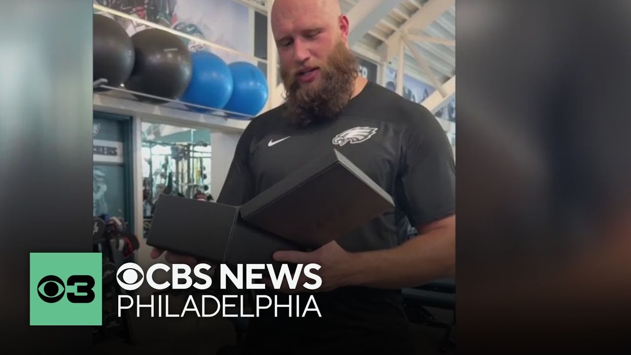 Eagles RT Lane Johnson joins teammate Saquon Barkley in Madden 99 Club