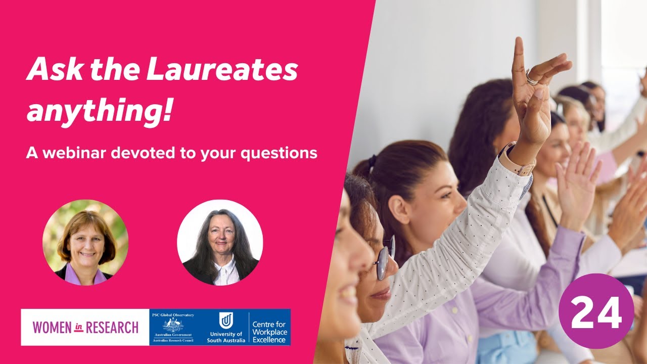 Ask the Laureates anything! A webinar devoted to your questions - 'Small Wins Webinar Series'