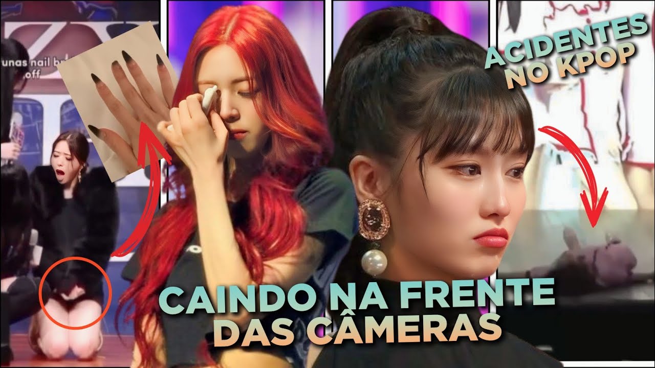 IDOLS CAINDO NA FRENTE DAS CÂMERAS! Acidentes Mais CHOCANTES Do KPOP