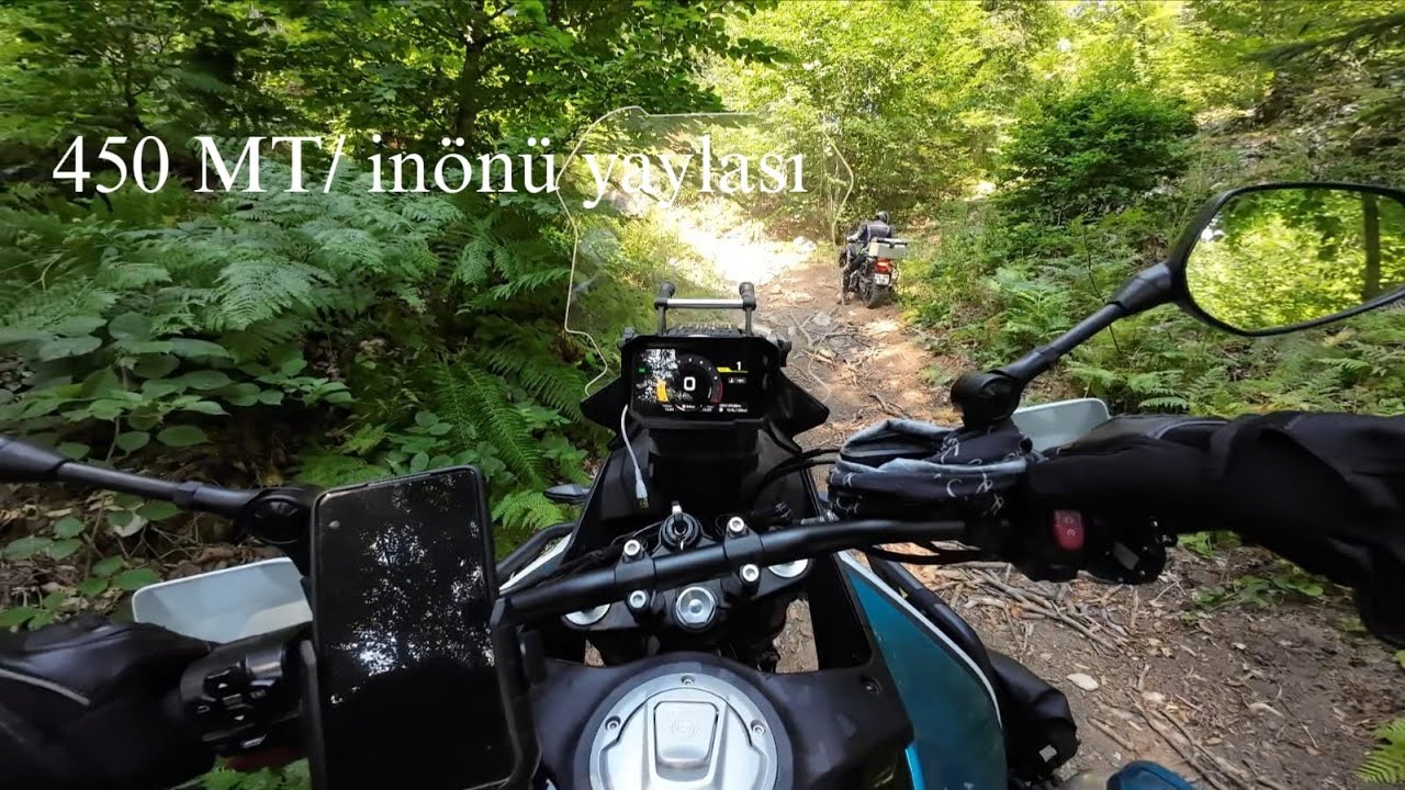 Enduro Motorlarımız ile İnönü yaylasına çıktık. Motorları devirdik derelerden geçtik. CF moto 450 MT