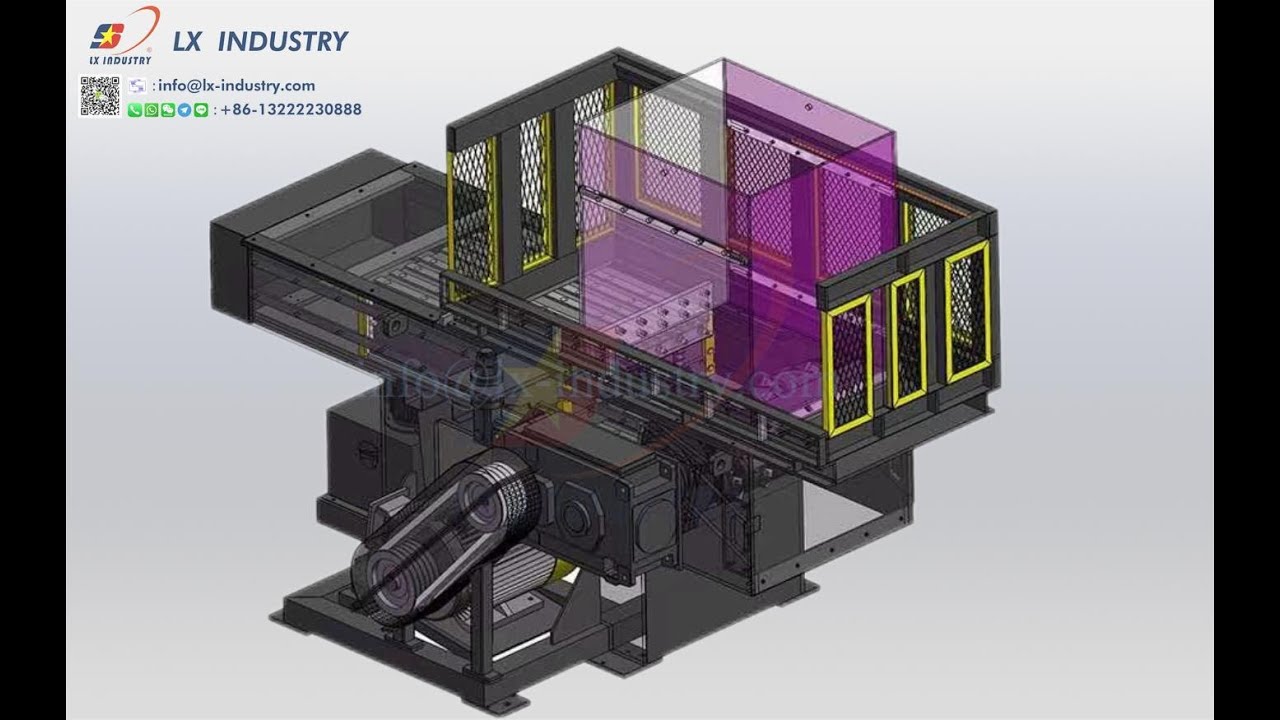 Our Single shaft shredder machine