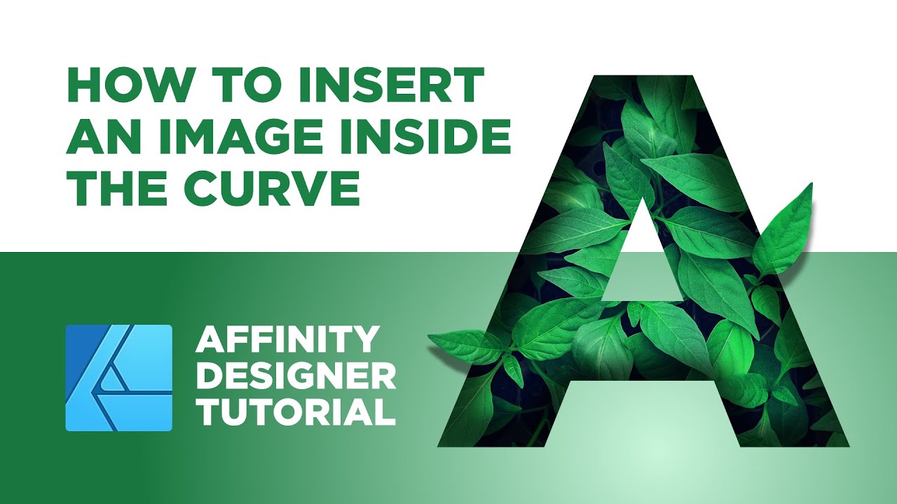 How to put an image inside the shape | Affinity Designer Tutorial