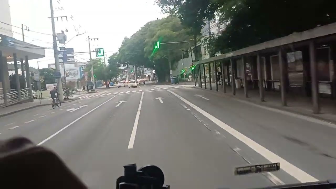 Trânsito embassado na Escola Agrícola Blumenau sc 