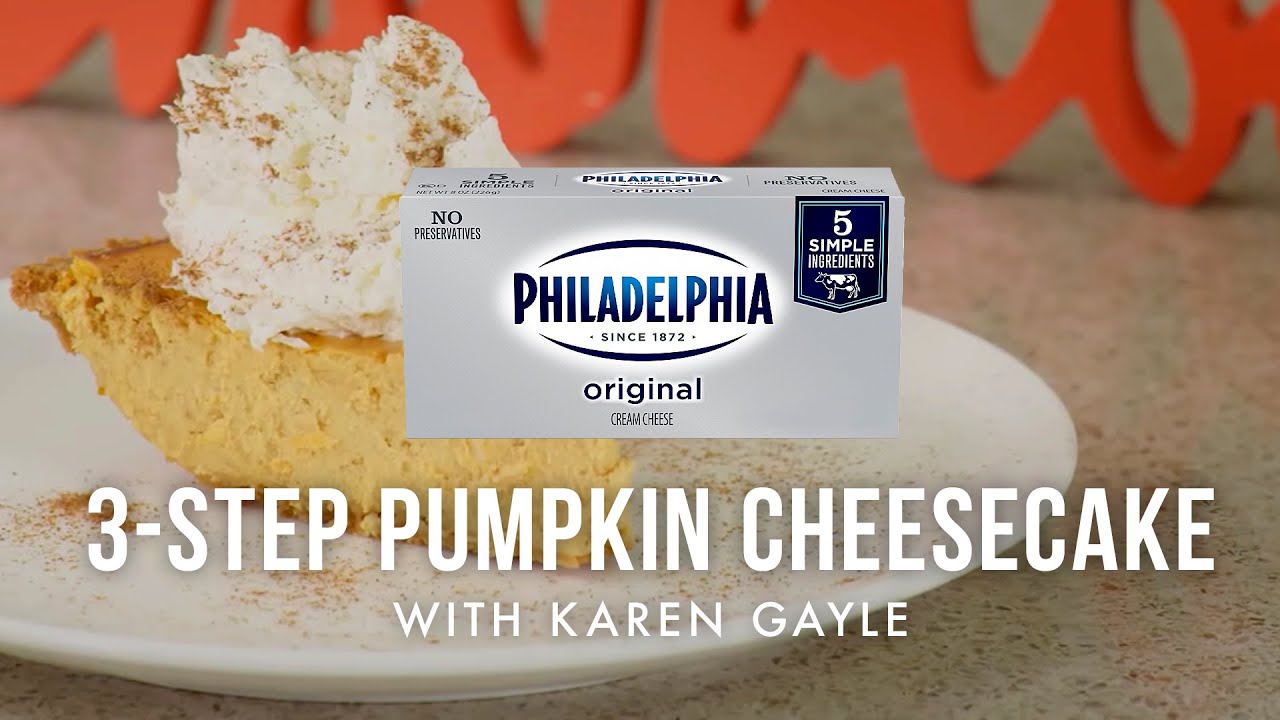 Kraft Recipes | Philadelphia 3 Step Pumpkin Cheesecake