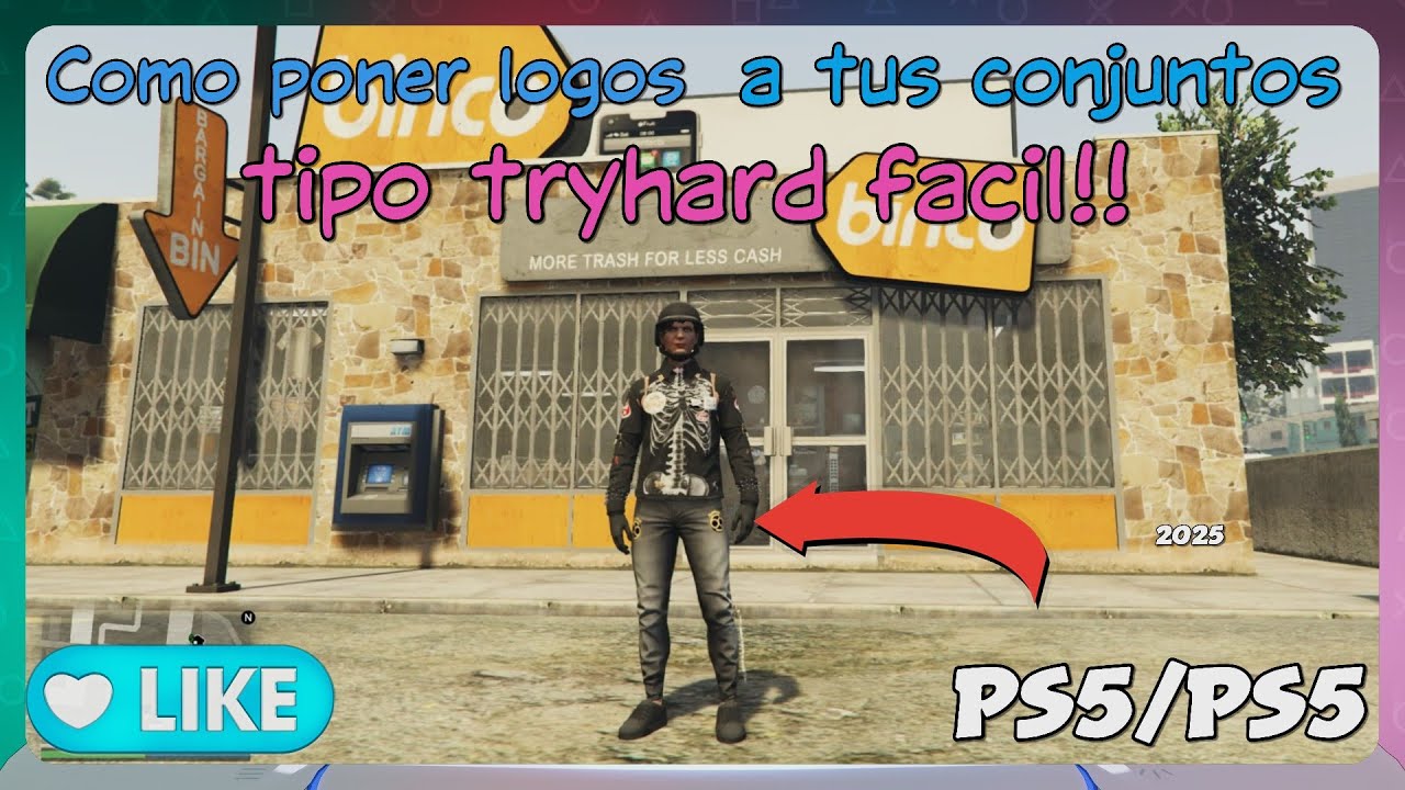 CONJUNTO TRYHARD CON LOGOS Sin Doble consola y Sin PROGRAMAS GTA V ONLINE