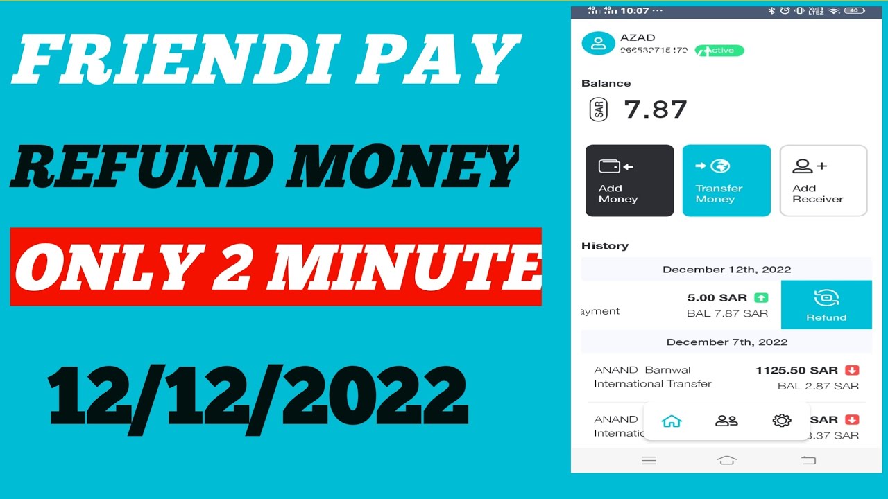 How to Refund money from friendi pay/ Friendi pay से पैसा कैसे निकालें/#friendipay