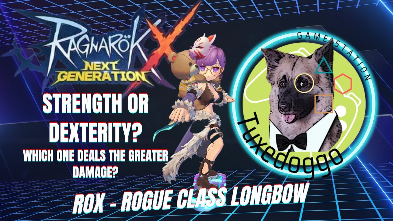 ROX F2P Rogue Class Longbow - STR or DEX? #ragnaroknextgeneration #rox #f2pplayer