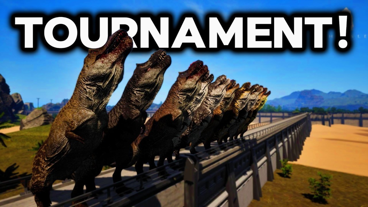 Tyrannosaurs Tournament in The Isle!