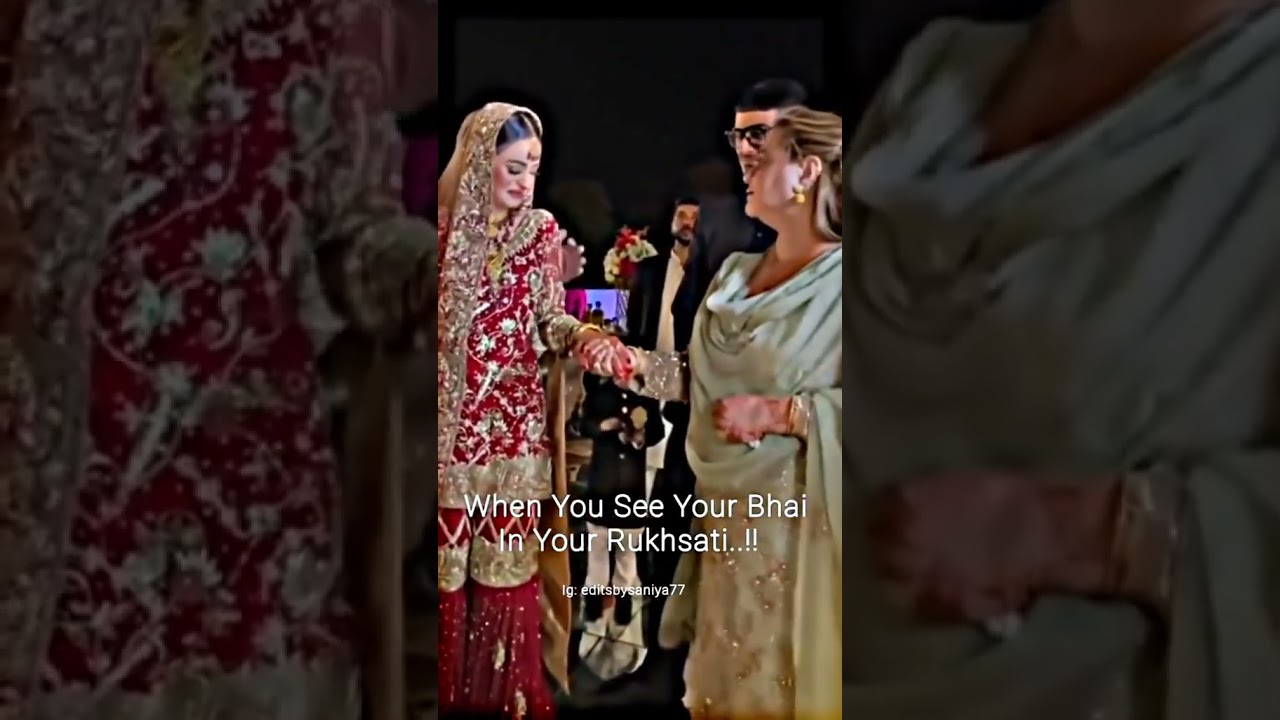 Sister was crying when she see her brother in rukhsati😢