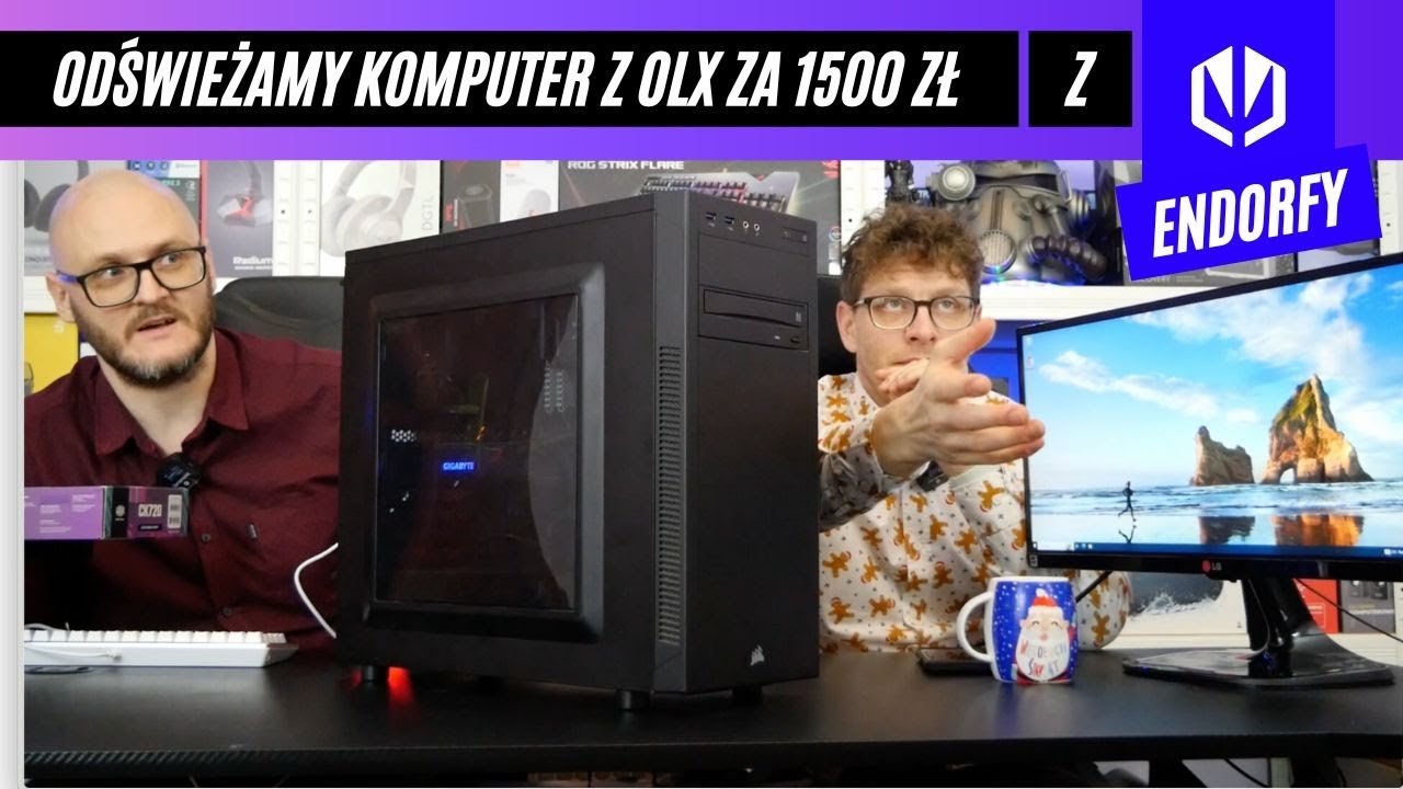 Odświeżamy komputer z OLX za 1500 zł dzięki marce Endorfy / AMD Ryzen 5 1600X, RTX 2070, 16GB RAM