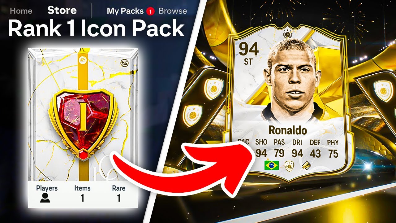 7x RANK 1 ICON PACKS & REWARDS! 🥳 FC 25 Ultimate Team