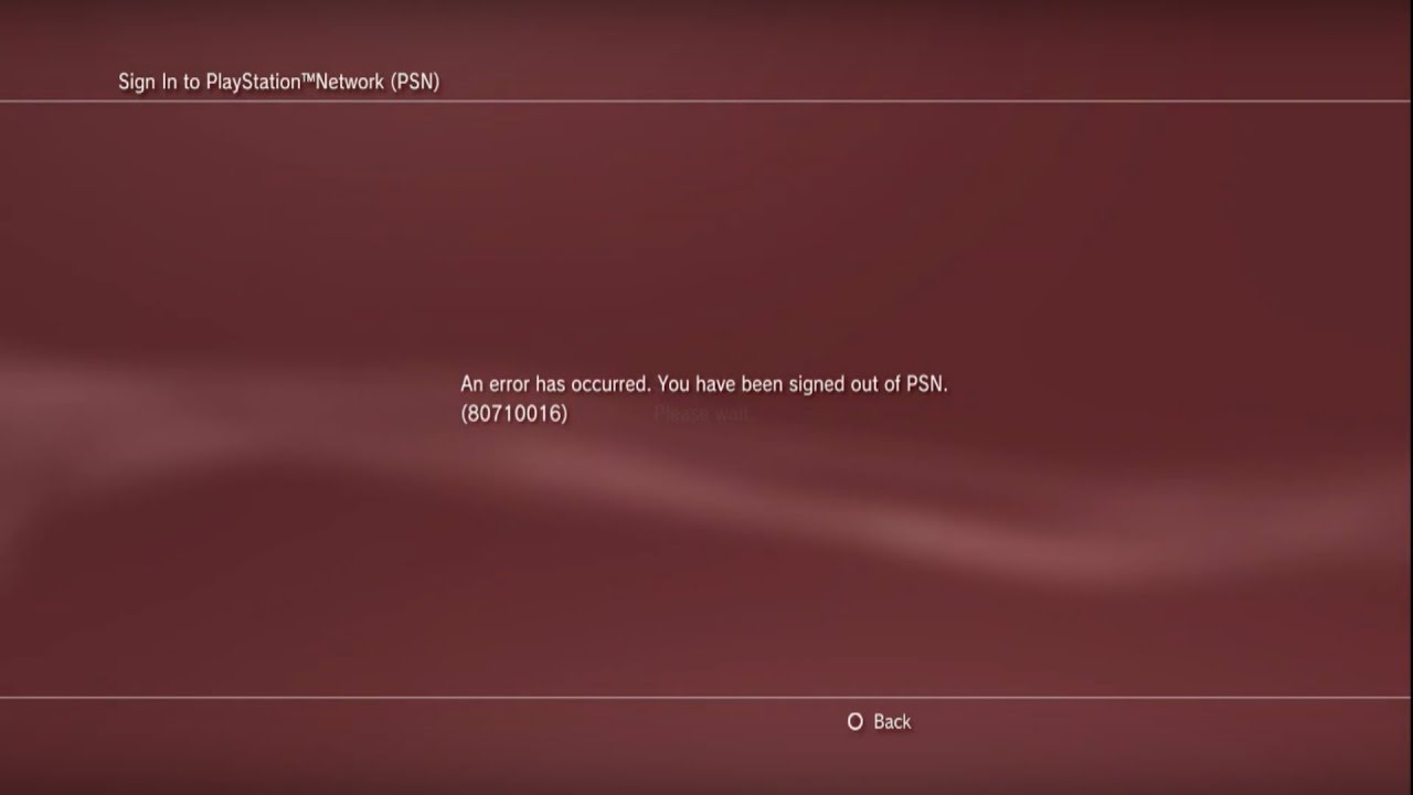 Cara FIX Error 80710016